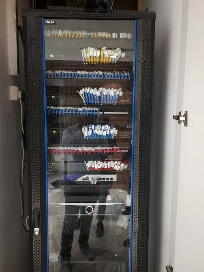 Network and CCTV rack as per SERA standards